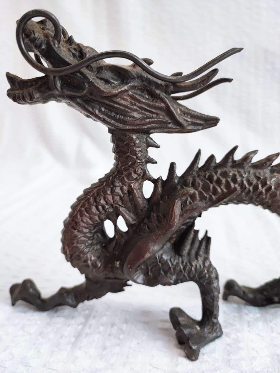 龍の置物 龍 置物 アンティーク インテリア 骨董 中国 竜 昭和レトロ
