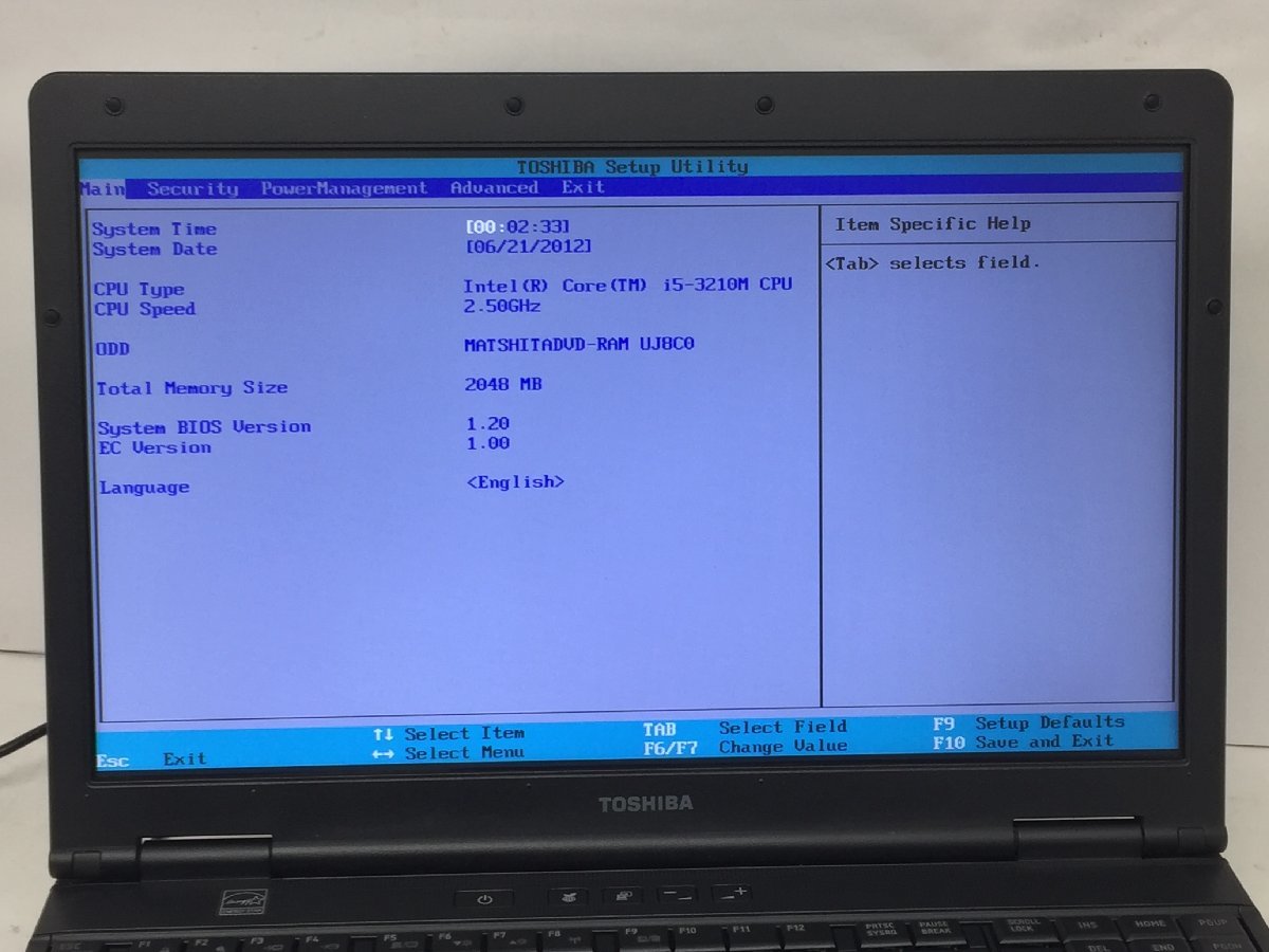 ジャンク/ TOSHIBA dynabook Satellite B552/F PB552FEBPR7A51 Intel Core i5 ...