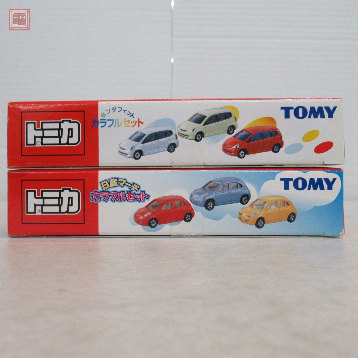 未開封 トミカ ホンダ フィット カラフルセット/日産 マーチ カラフル