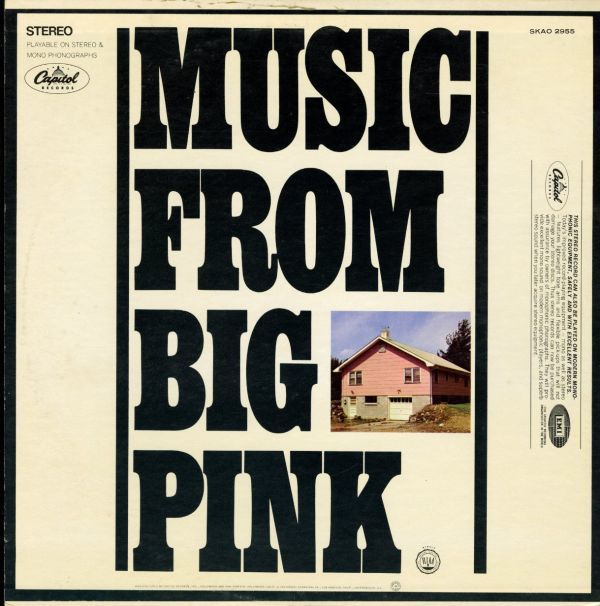 USオリジLP！B.D.表記無し 虹ラベル 初期 The Band / Music From Big