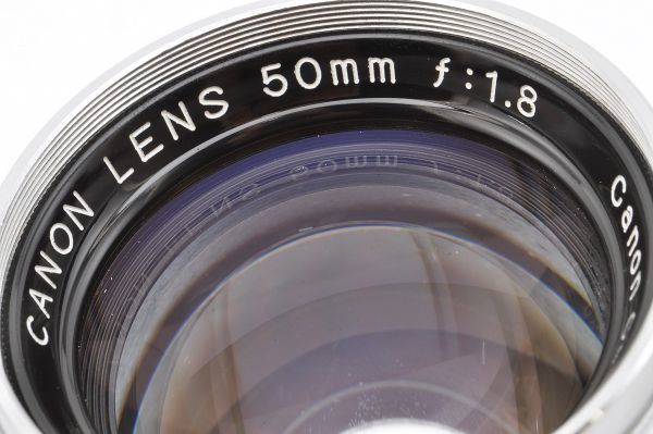 CANON LENS 50mm F1.8 キヤノン レンズ キャップ フィルター Lマウント
