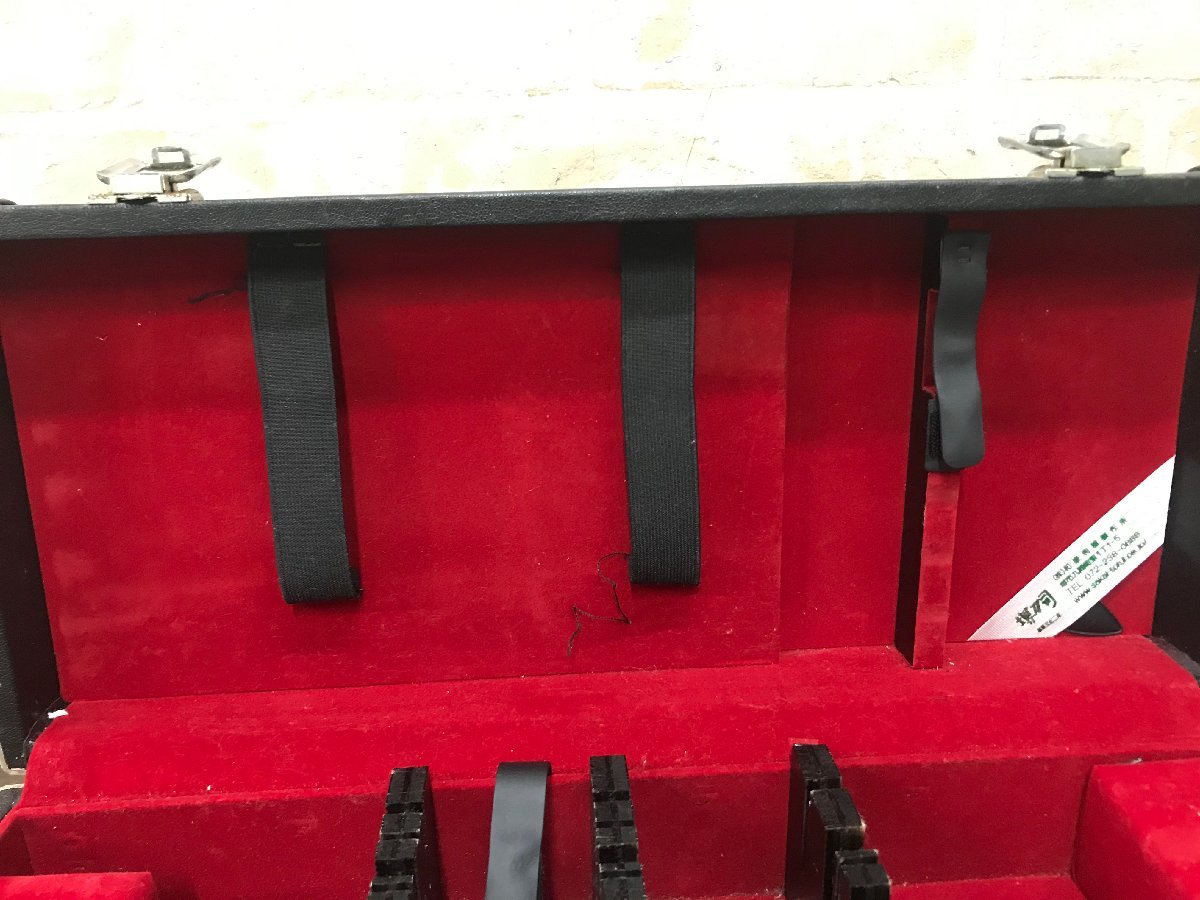 HATTORI 服部 包丁セット 堺刀司 ハードケース付き 刃物 中古品 ☆中古品☆ 服部刃物 HATTORI 包丁セット ハードケース付 堺刀司