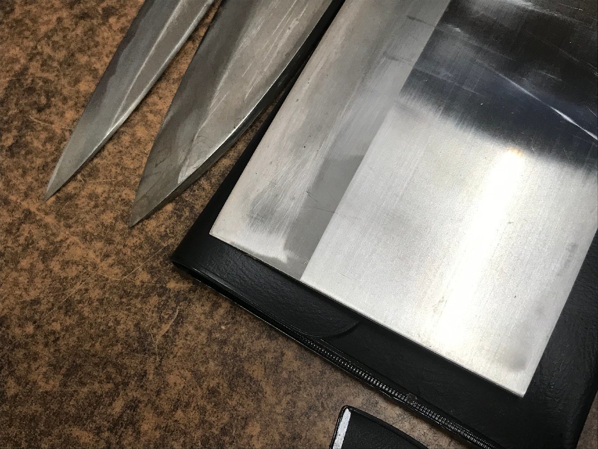 ☆中古品☆ 服部刃物 HATTORI 包丁セット ハードケース付 堺刀司