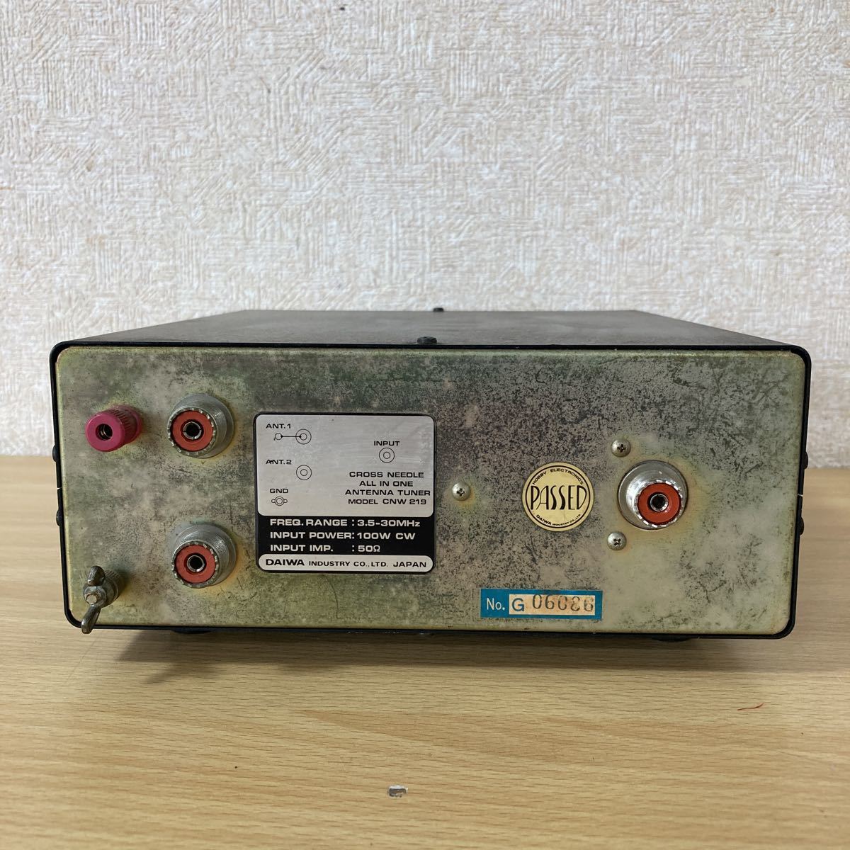 DAIWA ダイワ CNW-219 アンテナチューナー 200WPEP⁄3.5-30MHz◇簡易