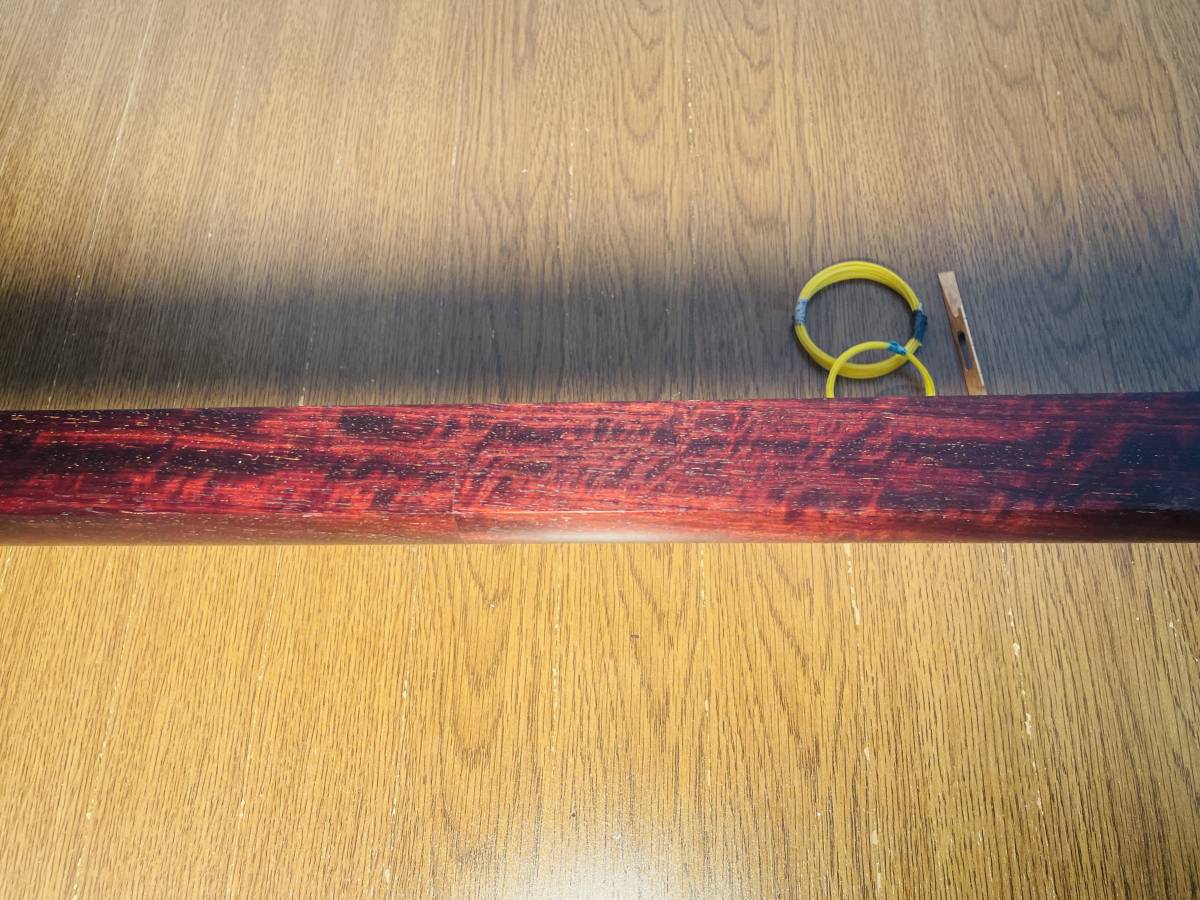 最高級　津軽三味線　金細　子持綾杉胴　両面高音質人工皮張り済み。_3