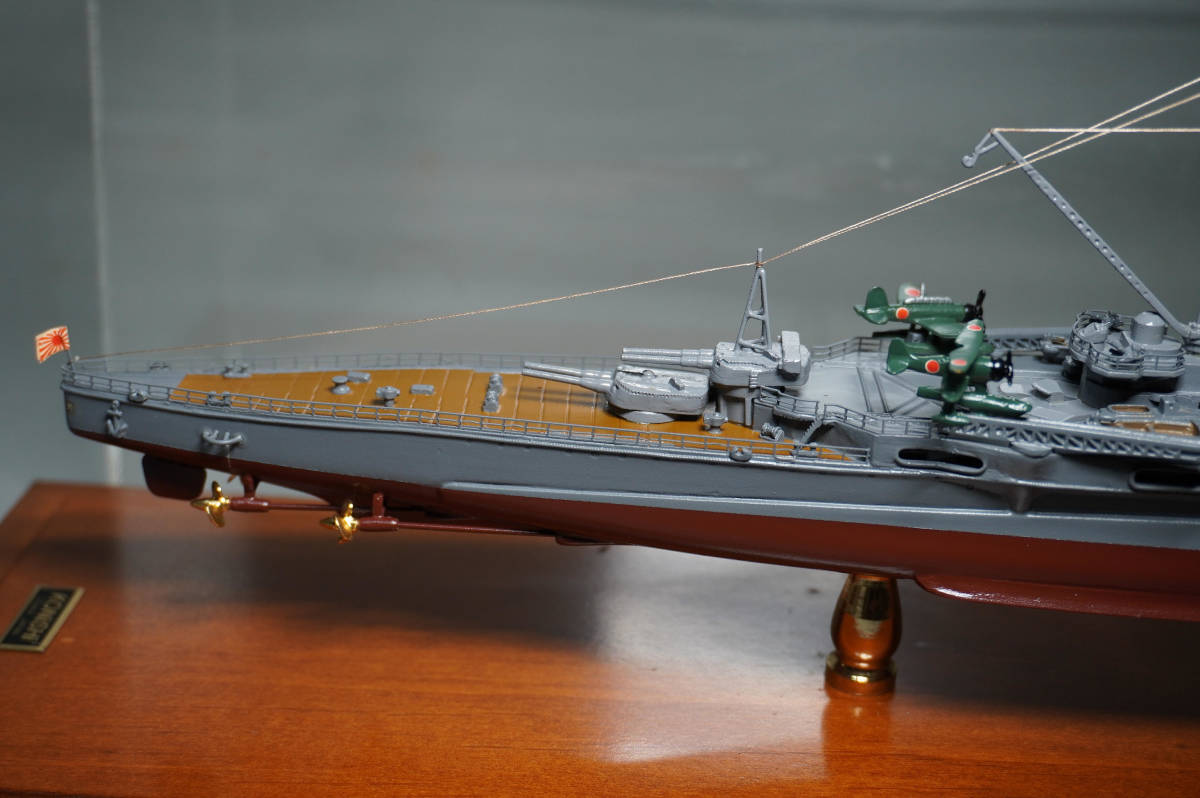 極美品】小西製作所 鈍い 1/500 戦艦大和 ディスプレイケース付き