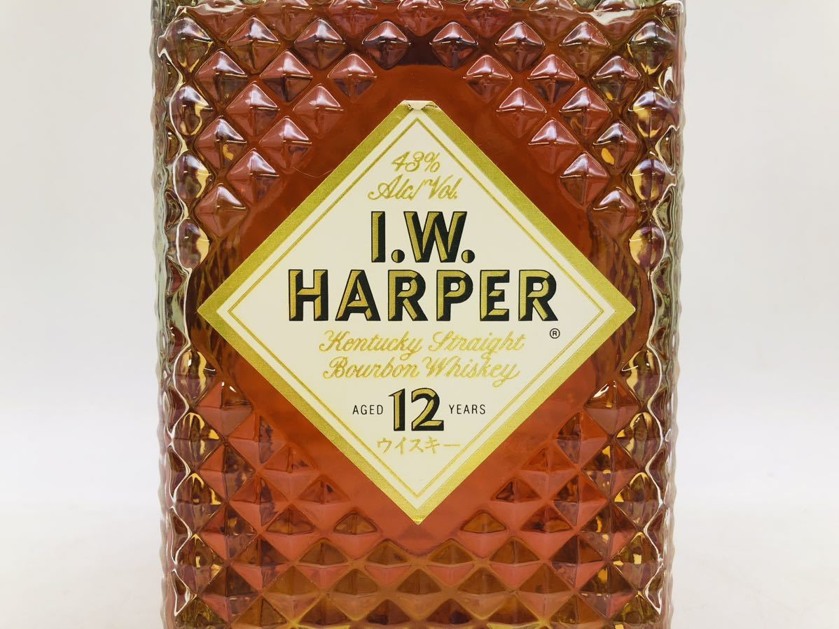 未開栓】I.W.HARPER IWハーパー 12 ケンタッキーストレートバーボン