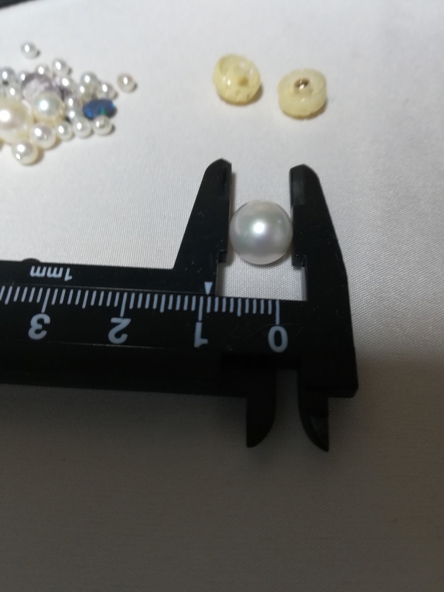 ルースまとめ売り 真珠 アコヤ 黒蝶 宝石 オパール 素材 材料 整理品 パール コレクション ジュエリー ストーン 本真珠_9