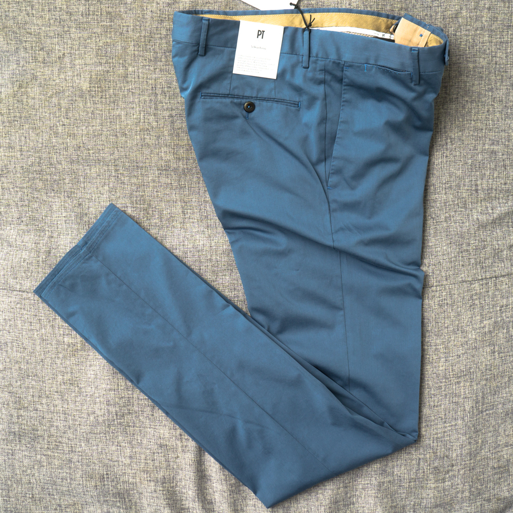新品☆ PT TORINO シルクチノ ストレッチ パンツ 46 送料込 メンズ