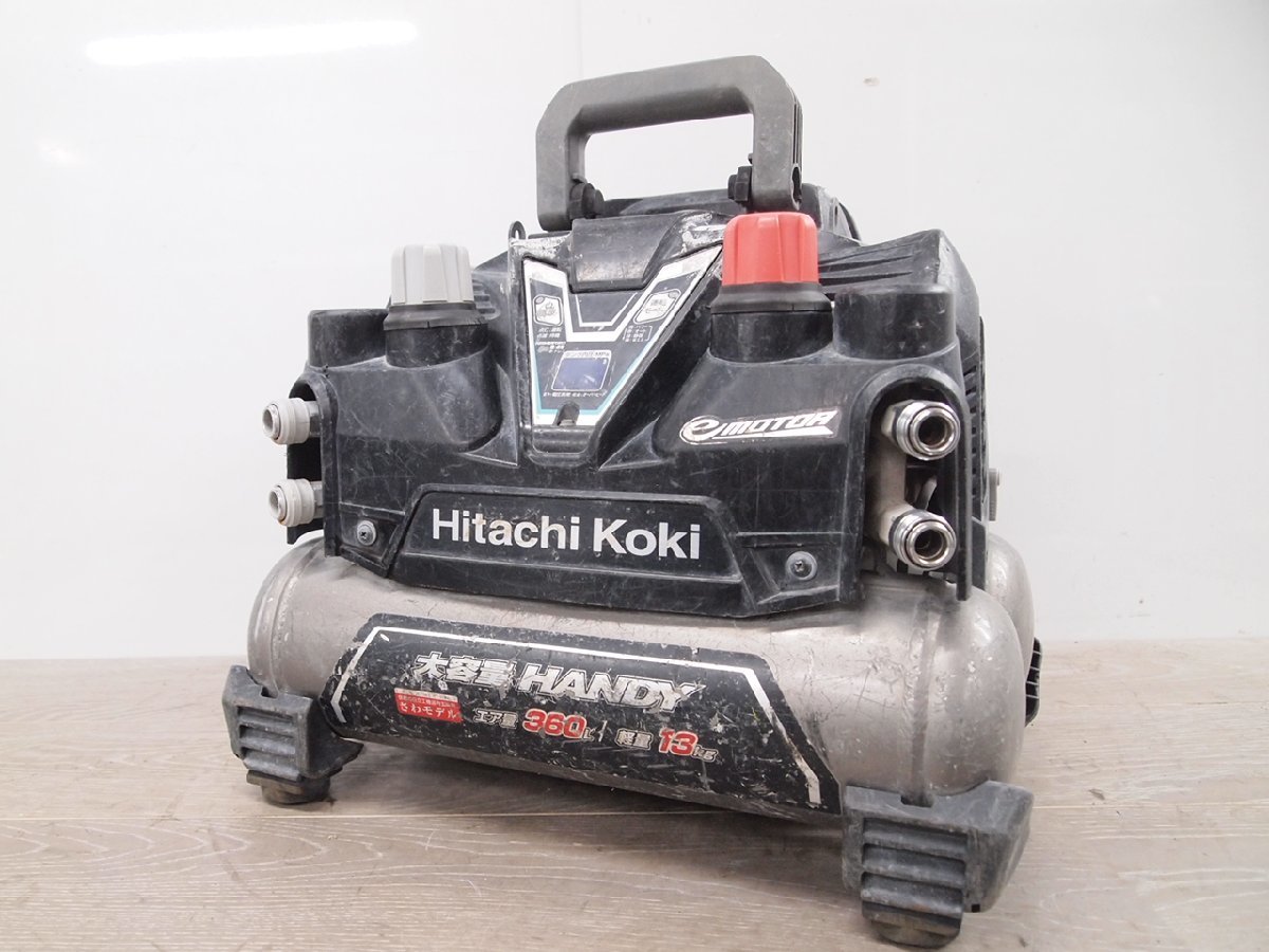 ☆【2H0626-15@】 HITACHI KOKI 日立 高圧エアコンプレッサー EC1245H2 ジャンク