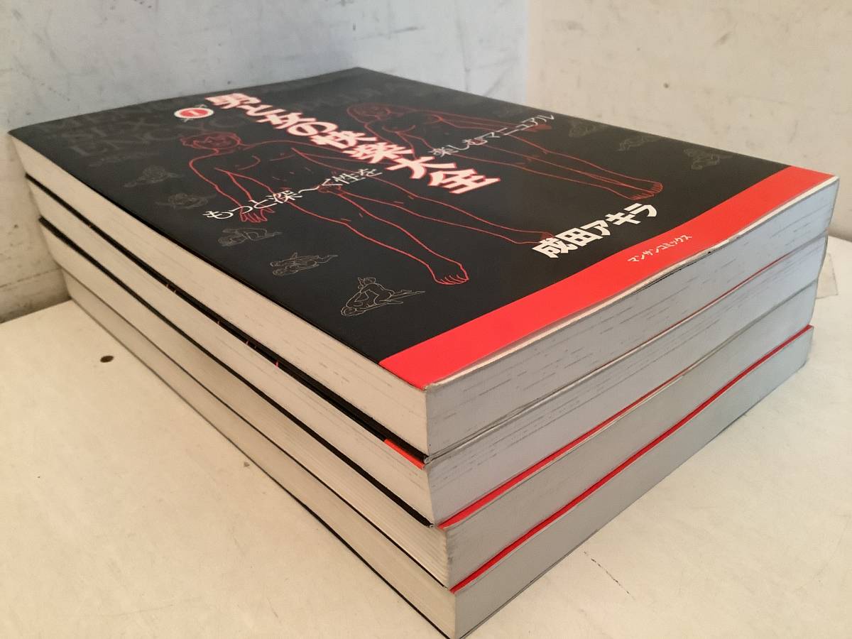 k756 男と女の快楽大全 全4巻 成田アキラ 実業之日本社 平成8年～平成  