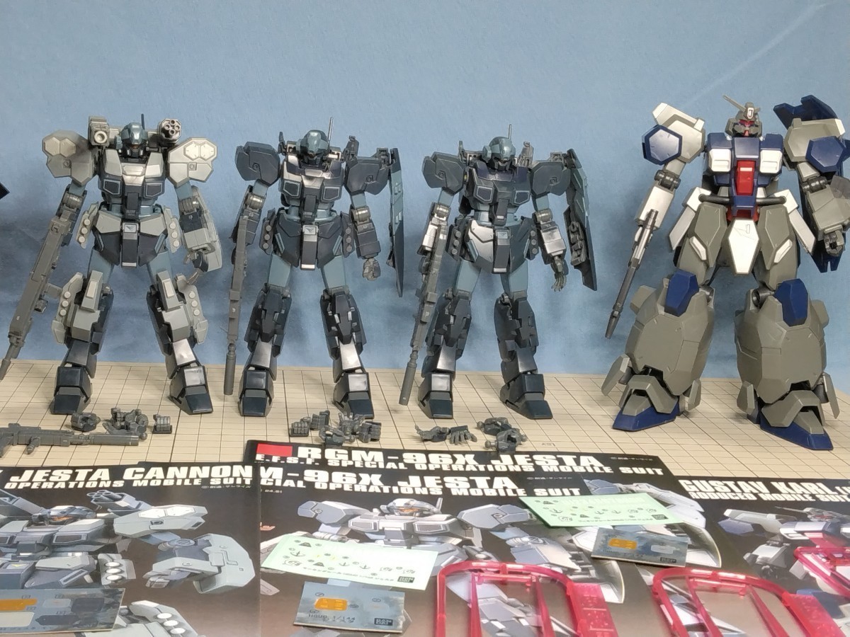 最新作，SALE ガンプラ ジェスタほか７機セット HGUC 素組み 1/144 2162(機動戦士ガンダムUC（ユニコーン）)｜売買されたオークション情報、yahooの商品情報をアーカイブ公開 - オークファン 機動戦士ガンダムUC（ユニコーン）