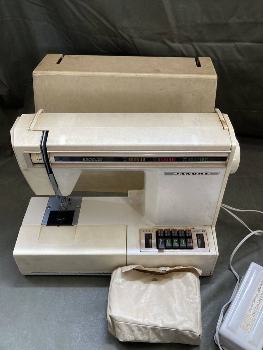ジャノメ　ミシン　EXCEL　20　627　中古　現状　管理番号417