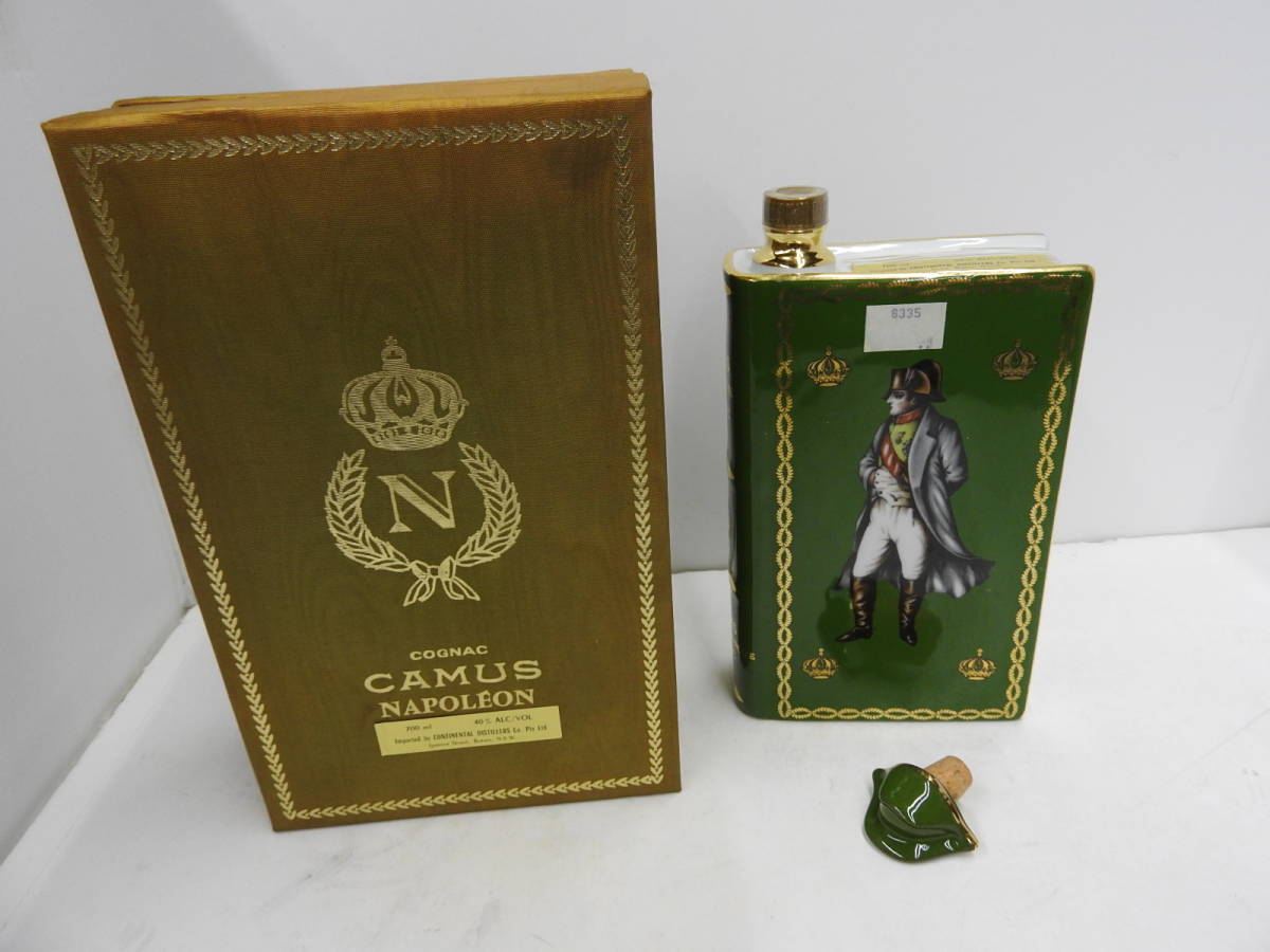 ☆古酒未開栓 カミュ ナポレオン コニャック ブランデー 陶器ブック