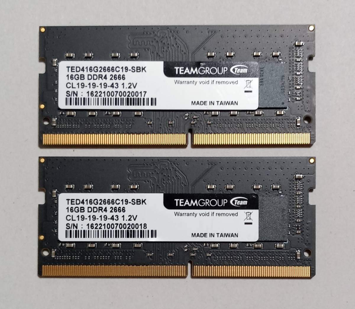 PC用 メモリ8GBx2枚 16GB DDR4 ノートパソコン用DDR4メモリー 16GB