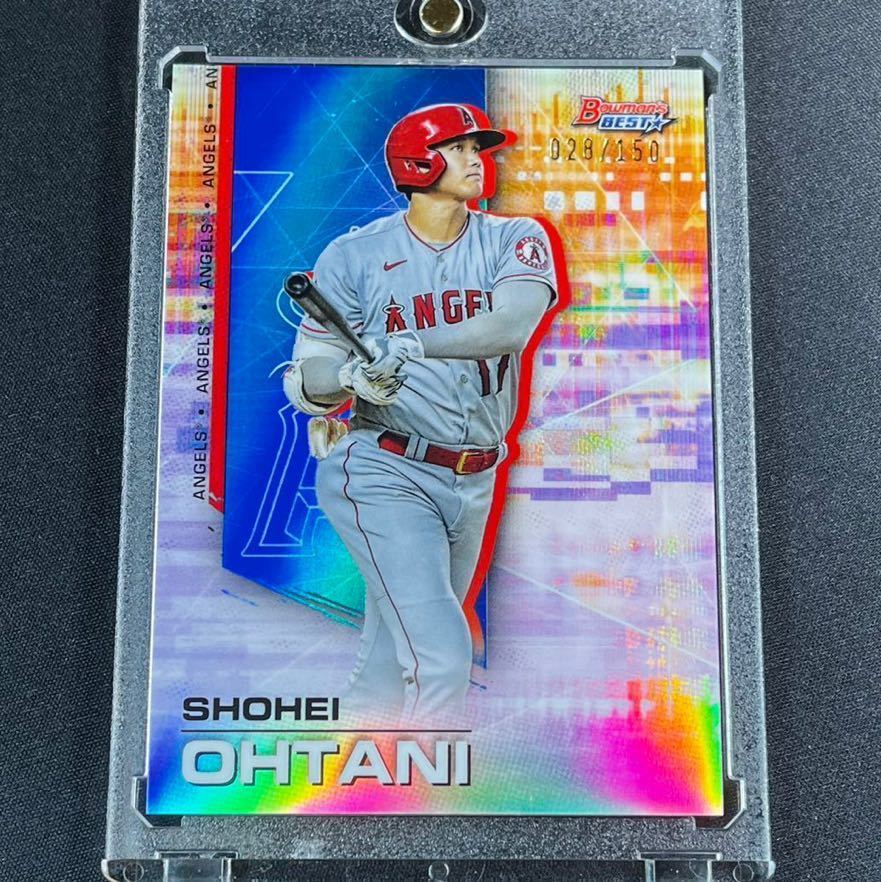 【美品】大谷翔平 2021 カード★BOWMAN'S BEST★PSA 10 150枚限定 2021 Topps Bowman's Best 大谷翔平 No.67 ブルーリフ