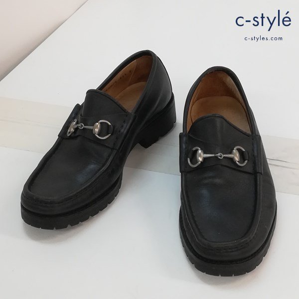 SALE，新作】 G132b [人気] GUCCI グッチ レザービットローファー 41