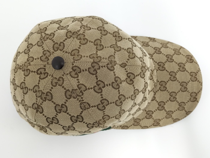 中古】GUCCI キャップ 帽子 CAP GGキャンバス ベージュ 539517 表記