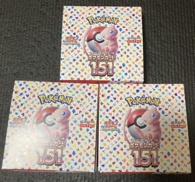 ポケモンカード151 3BOX分 420枚 【公式通販】