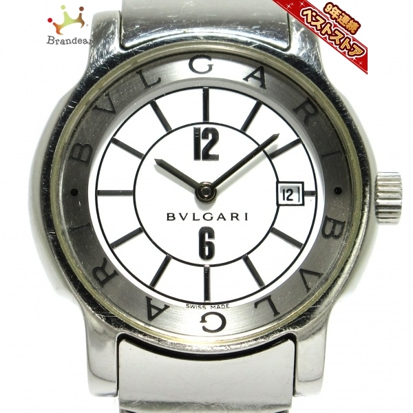 BVLGARI(ブルガリ) 腕時計 ソロテンポ ST29S レディース SS 白 【公式 