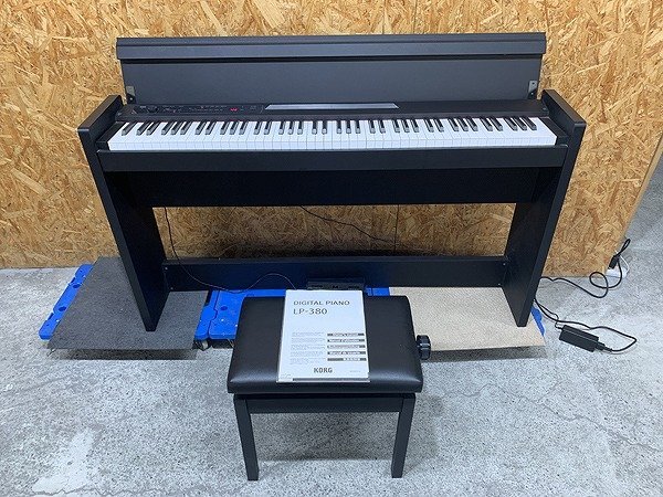 KORG 電子ピアノ LP-380 2019年製 手渡希望】電子ピアノ: KORG LP-380 2019