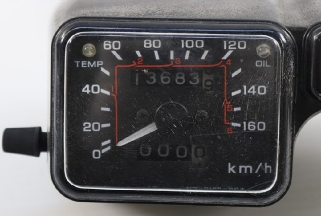 CRM250 ホンダ　純正　スピードメーター　新品 送料込み ホンダ CRM250AR 純正スピードメーター CRM250 ホンダ 純正