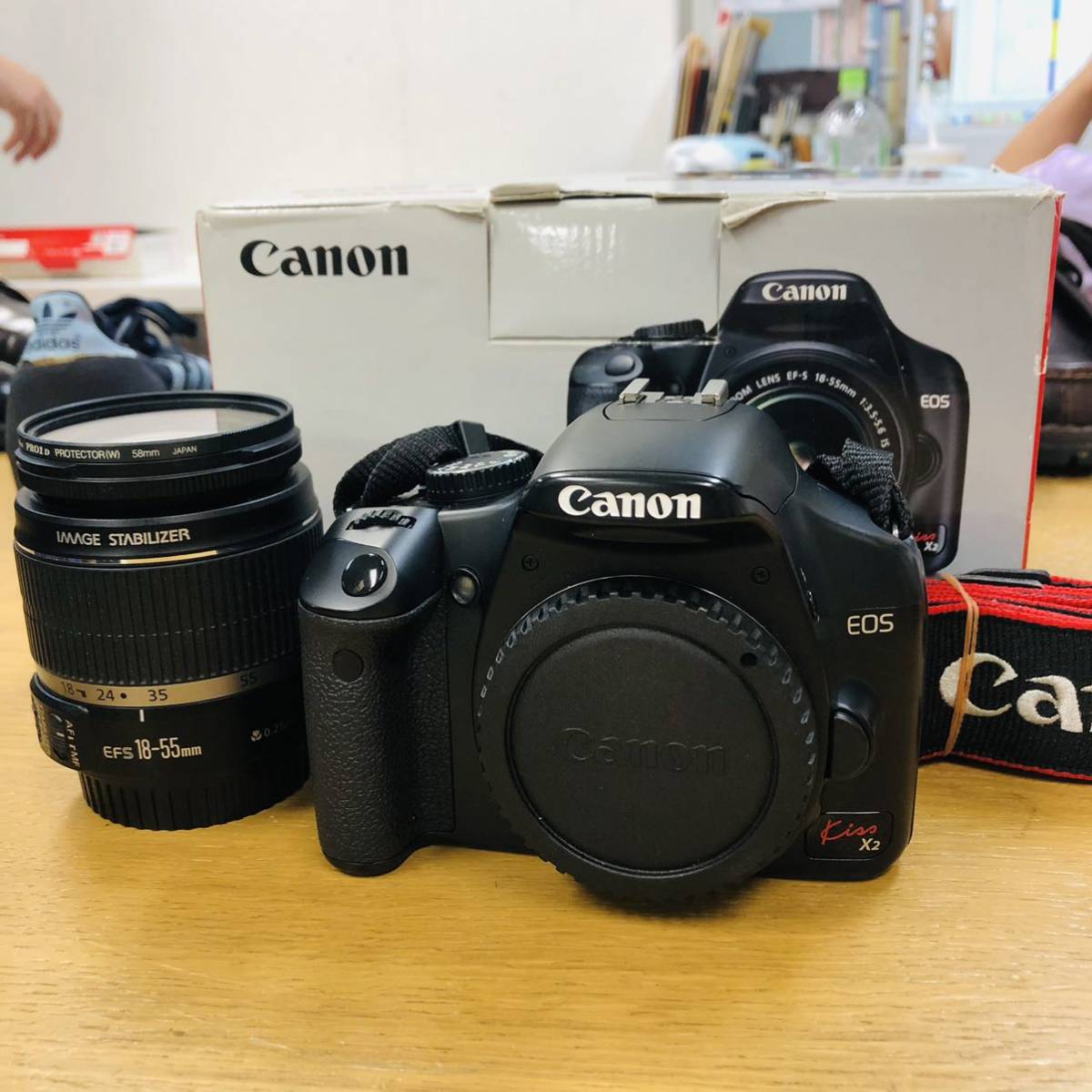 数量限定，セール】 Canon EOS Kiss X2 18-55mm レンズキット キヤノン