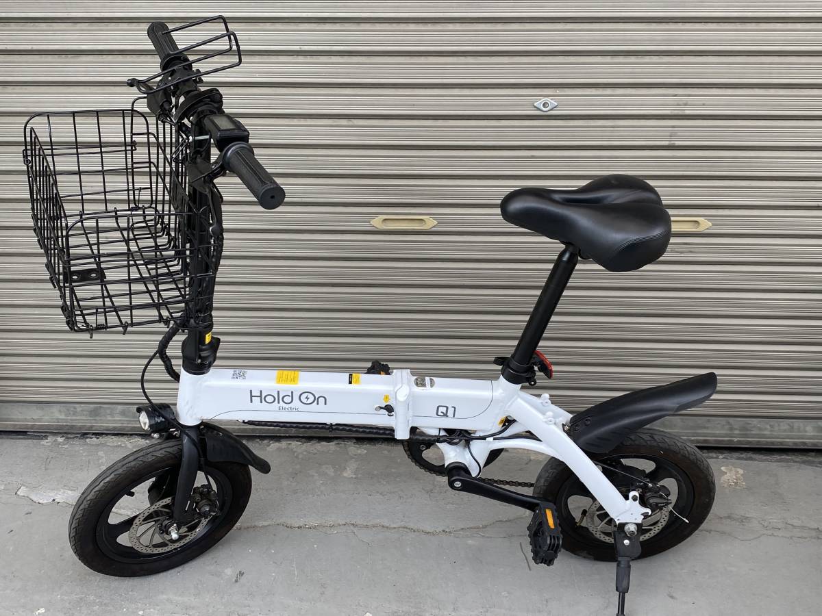 程度良 クリア電子 Hold ON Q1 電動アシスト自転車 e-BIKE 電動自転車 