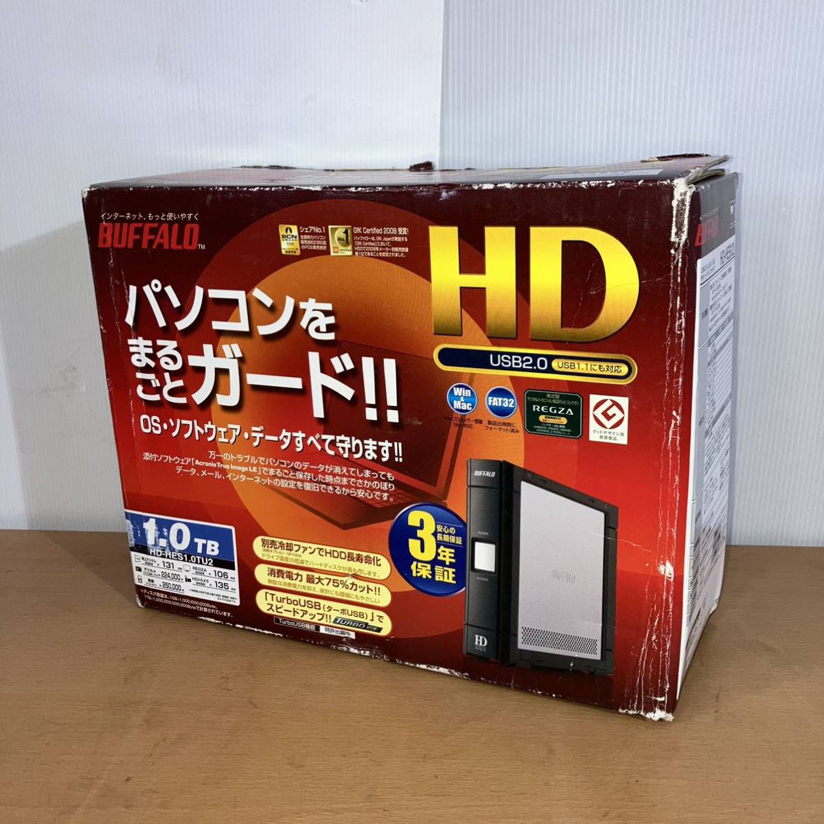 BUFFALO バッファロー 外付けハードディスク 外付けHDD 容量1TB PC周辺