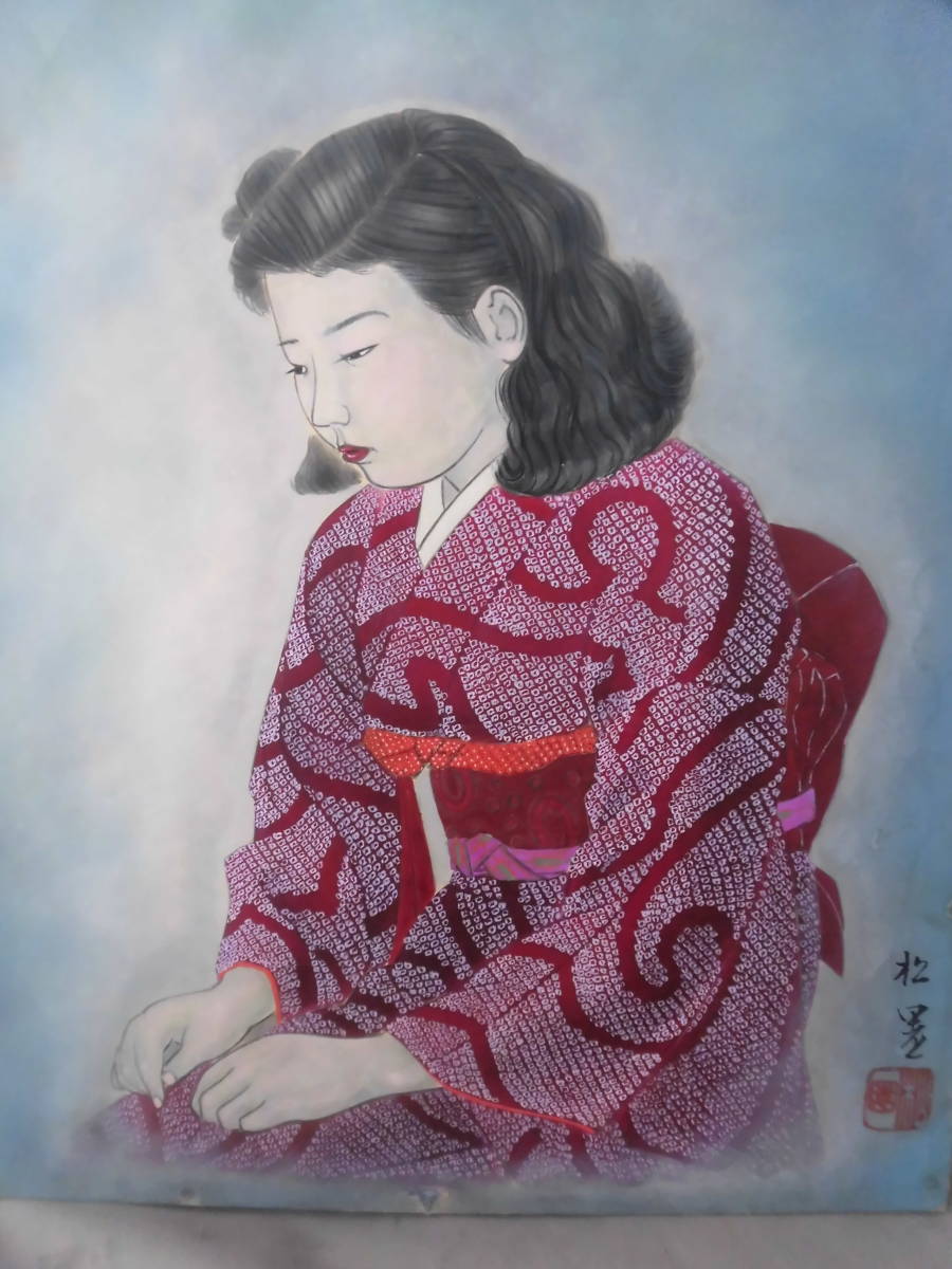 ☆上村 松篁 画伯肉筆日本画 上村 松篁 画伯肉筆日本画☆ - メルカリ