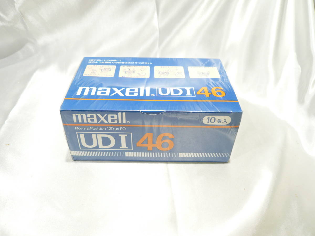 ☆maxell マクセル UD1 カセットテープ 46分 10本 未開封BOX ☆