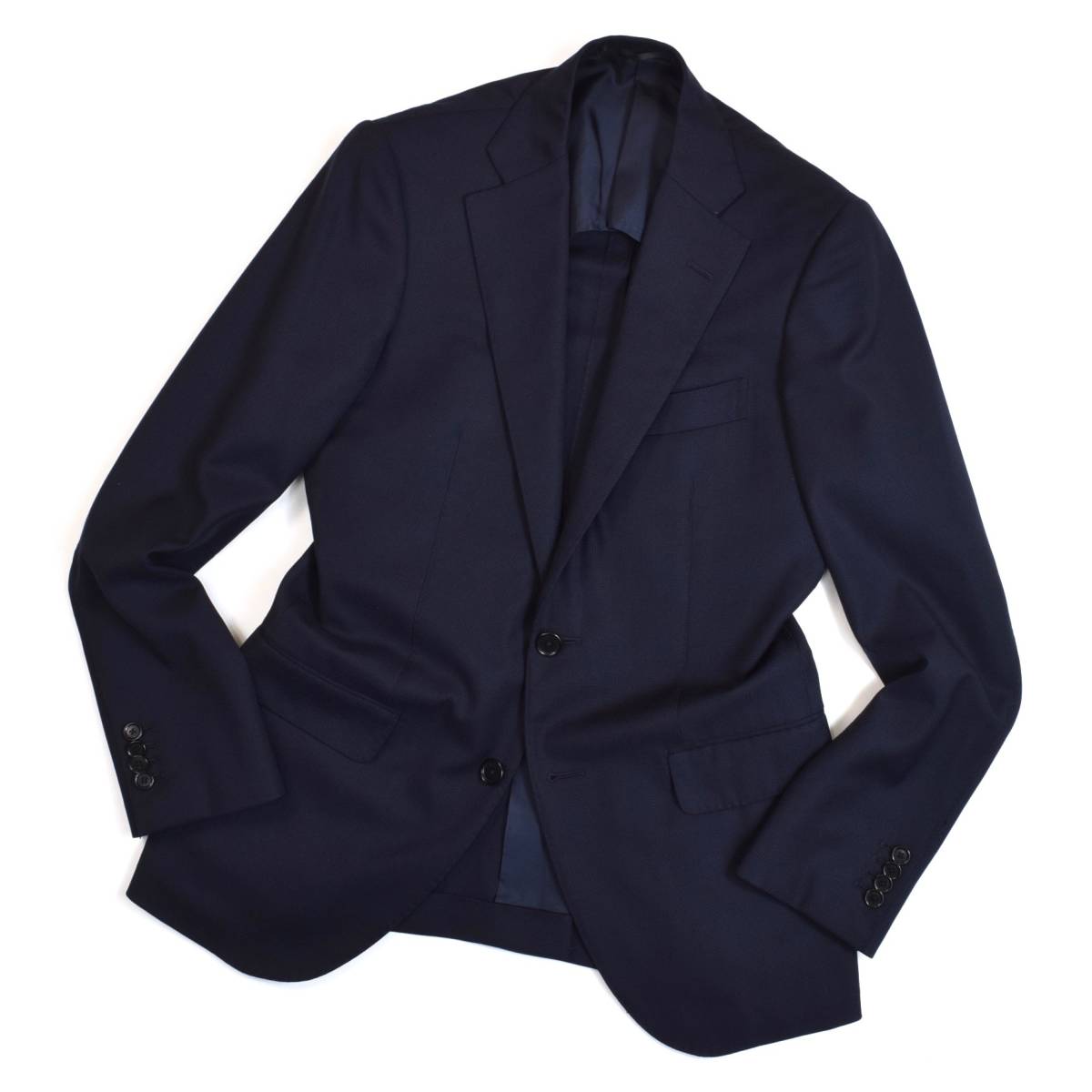 ☆極上☆トゥモローランドxロロピアーナ スーツ 46 M グレー 最高級