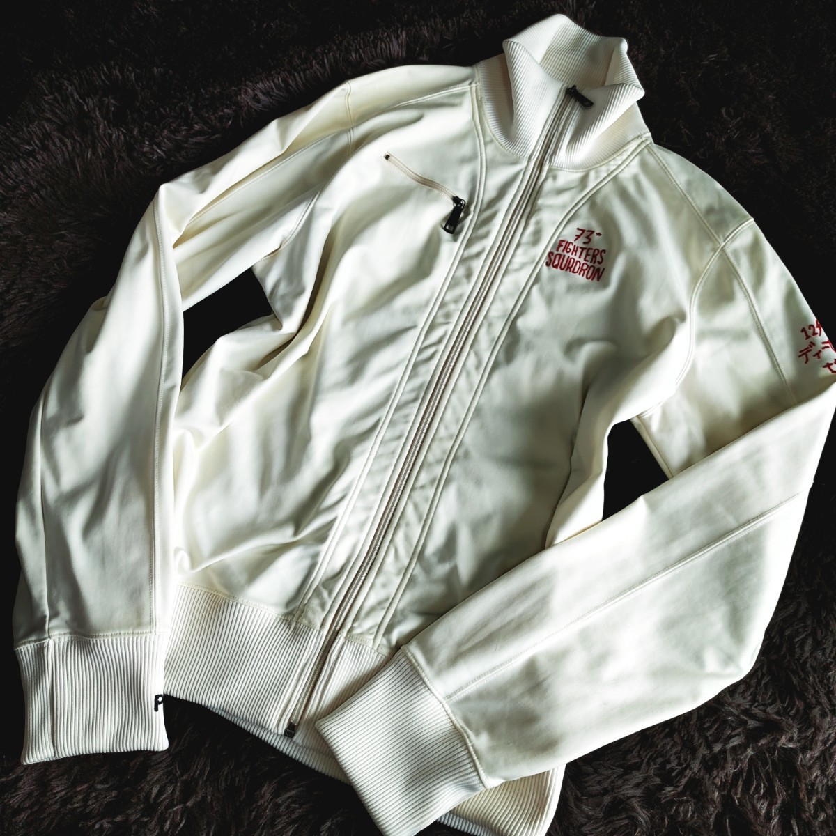 希少品 XLサイズ〉DIESEL ⑨ ディーゼル ニット ブルゾン スウェット 