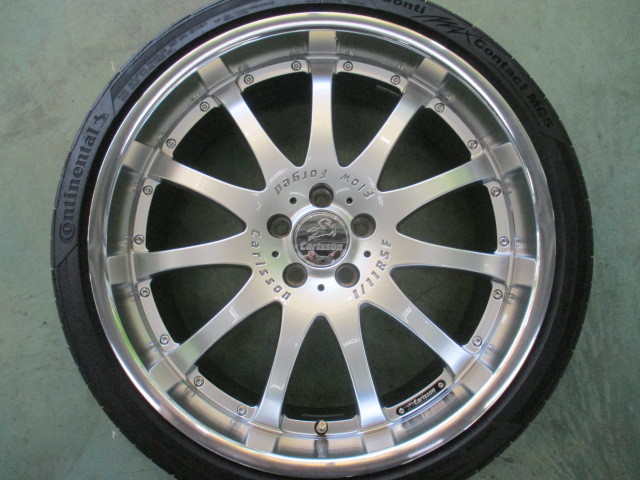 カールソン 1/11 RSF 21x9.0J +40 PCD114.3/5H 245/35R21 アルファード 