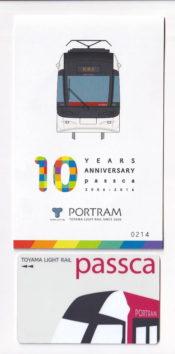 美術品・アンティーク・コレクション 富山ライトレール ICカード passca