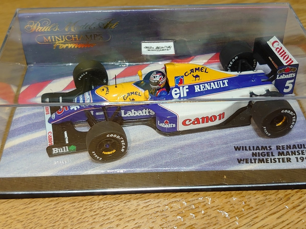 1/43 ウイリアムズ ルノー FW14B N.マンセル キャメル仕様