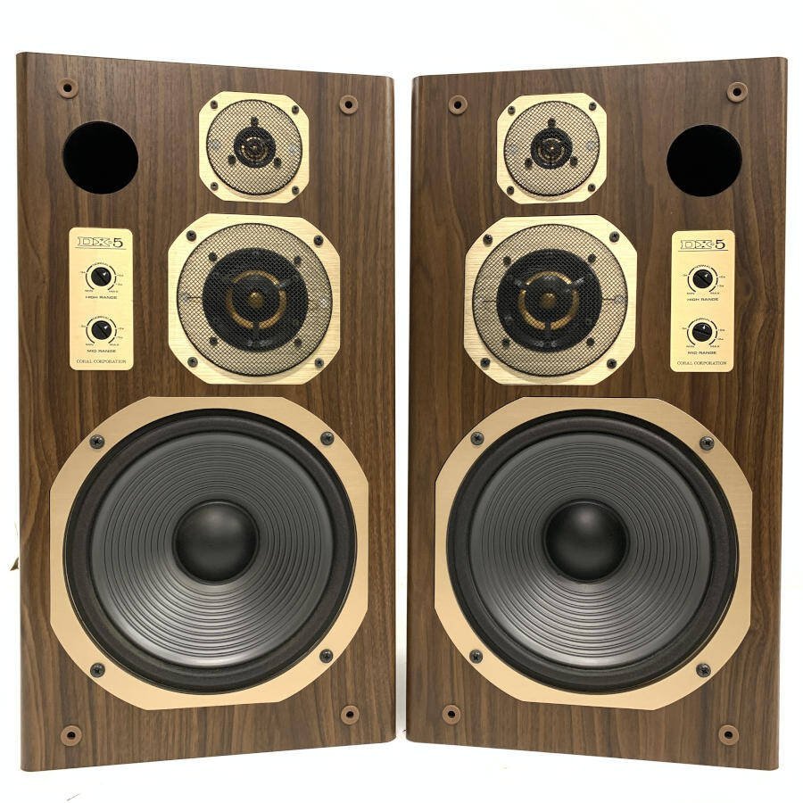 CORAL DX-5 コーラル スピーカー ペア 3way Yahoo!オークション ブック
