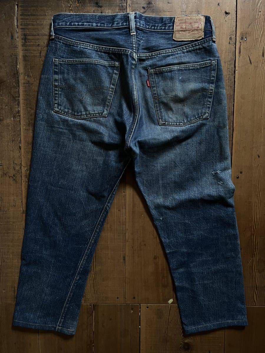 神サイズ70s LEVIS 501 66前期（シングル）美シルエットリサイズ色落ち 