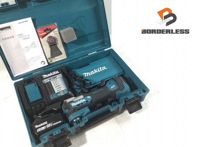 ☆比較的綺麗☆makita マキタ 18V 充電式マルチツール TM52DRG ☆比較的綺麗☆makita マキタ 18V 充電式マルチツール TM52DRG