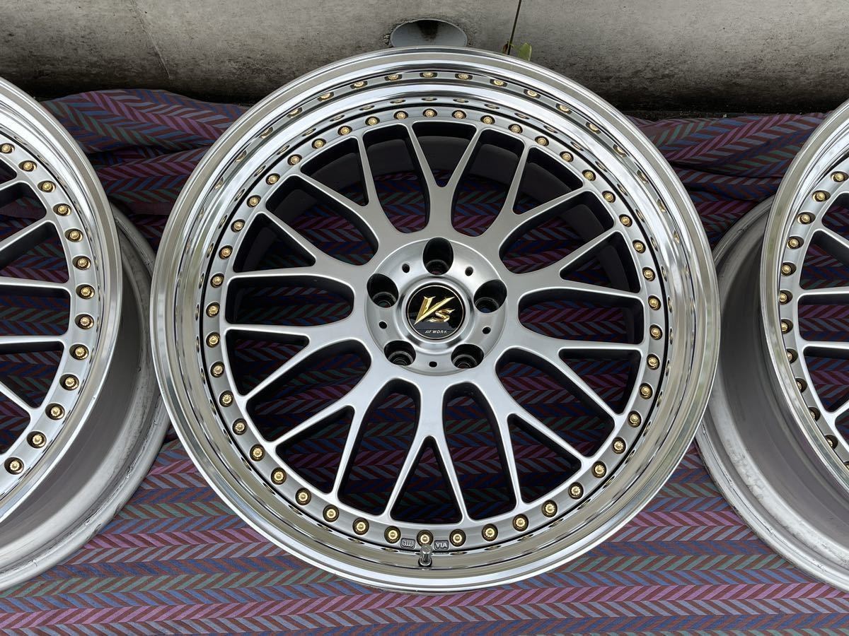WORK VS-XX 20インチ 9.5J 10.5J 深リム VIP スタンス ユーロ USDM JDM 