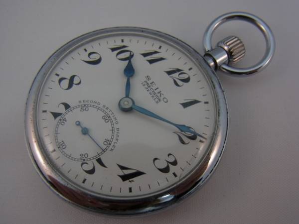 □1217A□SEIKO 手巻 懐中時計 近鉄上運 鉄道 9119‐0020T(手巻き 