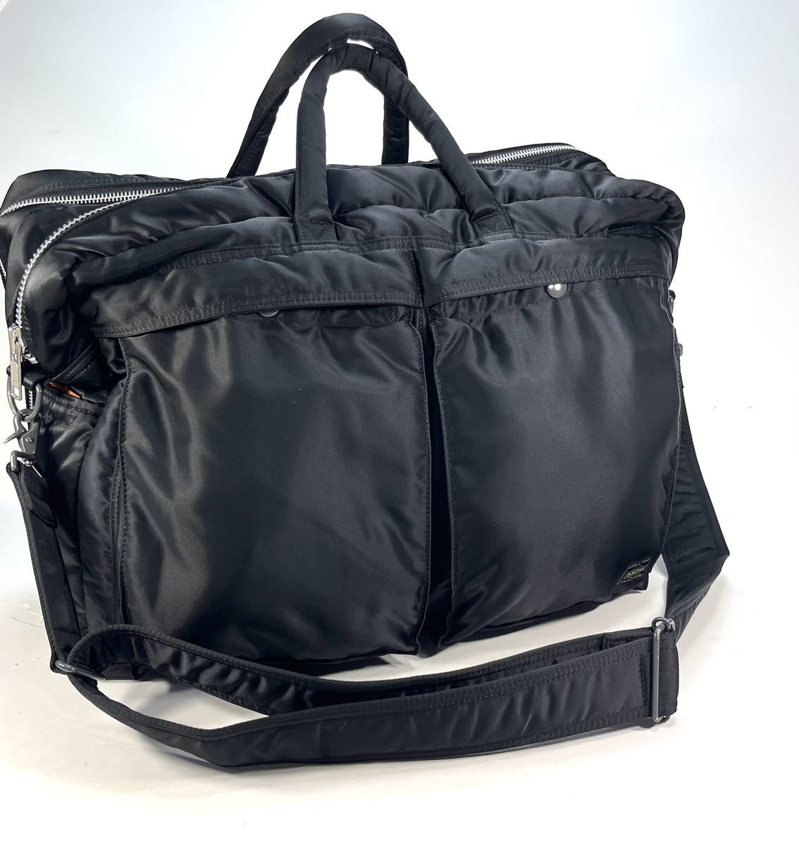 美品 PORTER ポータータンカー2way ブリーフケース ブラック