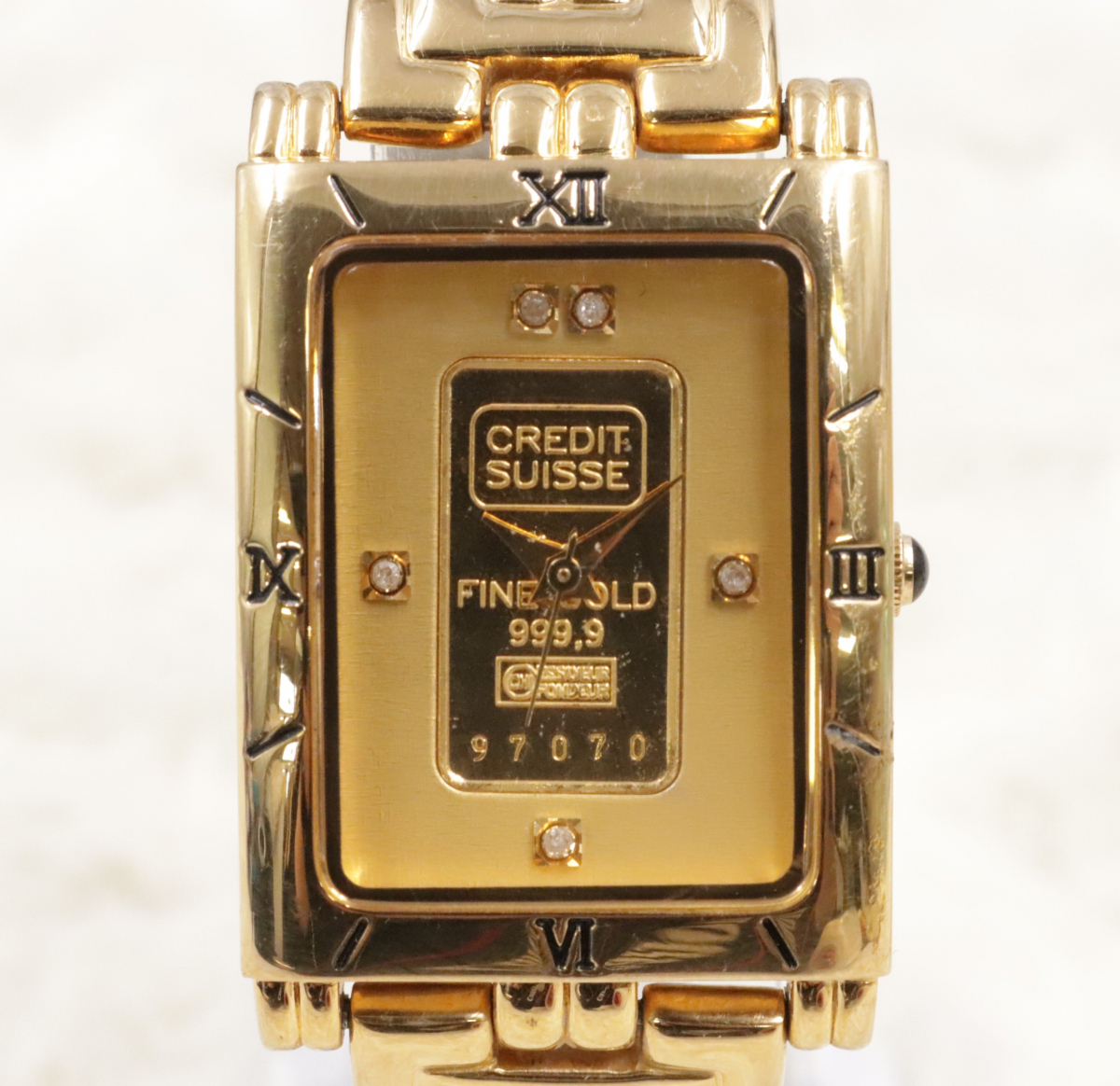 Credit Suisse クレディスイス 腕時計 FK-929-C インゴット Fine Gold 