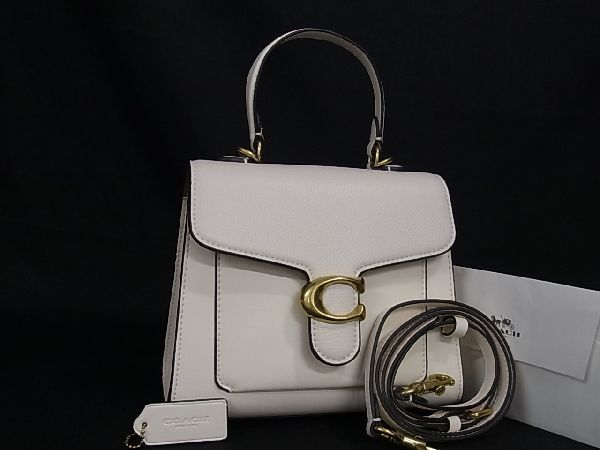 1円 □新品□未使用□ COACH コーチ レザー 2WAY ハンドバッグ 