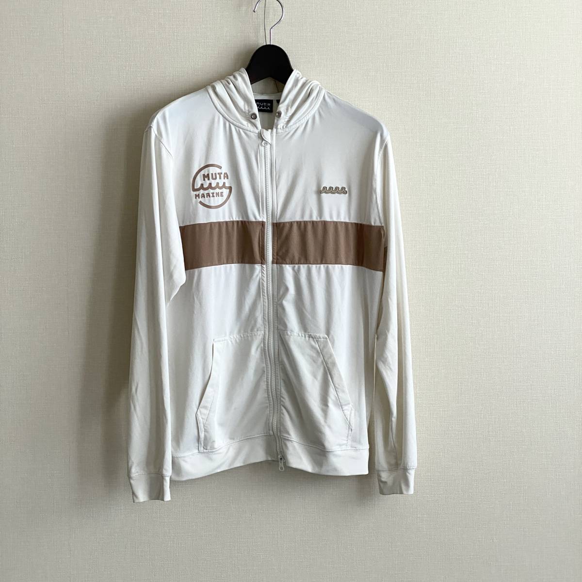 【美品】現行品 Muta Marine ムータ マリン ラッシュパーカー PANEL メンズ 6サイズ（日本サイズM-L程度） 参考価格19，800円
