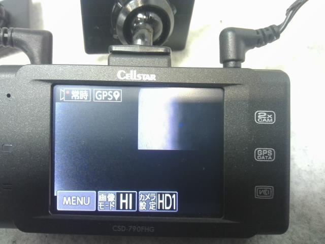 セルスター ドライブレコーダー　CSD-790FHG 中古　ほぼ未使用品　オプション直結電源コード付属　 CSD-790FHG
