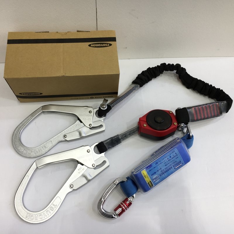 未使用に近い ＦＵＪＩＩ ＤＥＮＫＯ ツヨロン ランヤード ＭＨＬＹＦ－２ＣＯＬＴＮＶ９３２１ＫＳ－Ｔ１－１．３ 新規格 電動/248