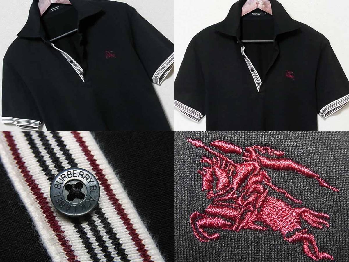 美品！希少L！圧巻のBIGナイト刺繍 前立チェックライン ブラック 