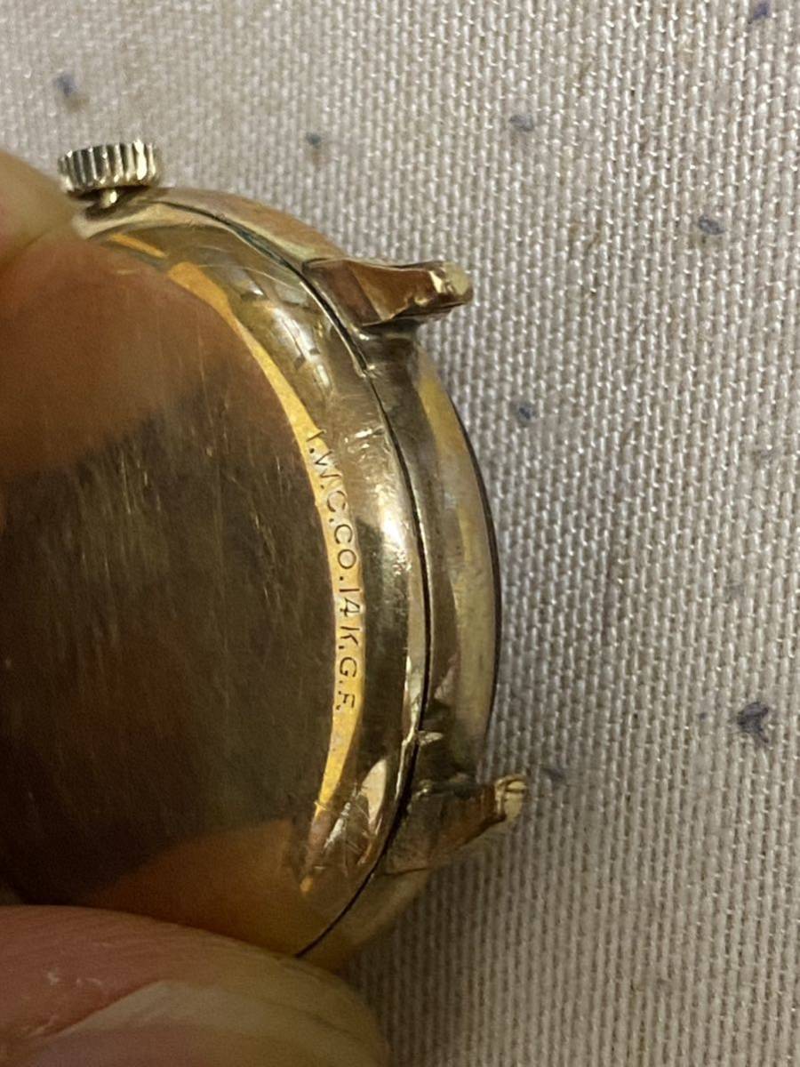 LORD ELGIN ロードエルジン 14K GOLD FILLED 手巻き式 腕時計 ラウンド  