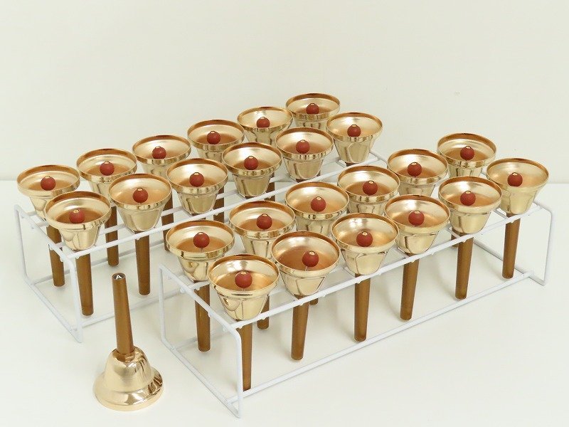 ミュージックベルMB-G25音 セット ウチダ ミュージックベル(ハンドベル